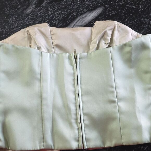 BRAND NEW BARI JAY TWO PIECE GOWN BACK ZIPPER CLOSURE WITH JEWEL STUDDED - Picture 15 of 16